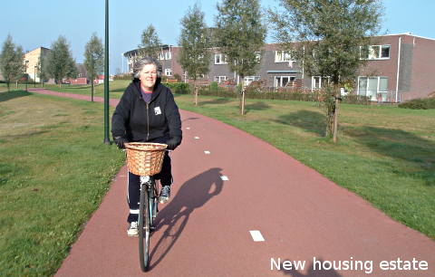 New housing estate - excellent cycle paths